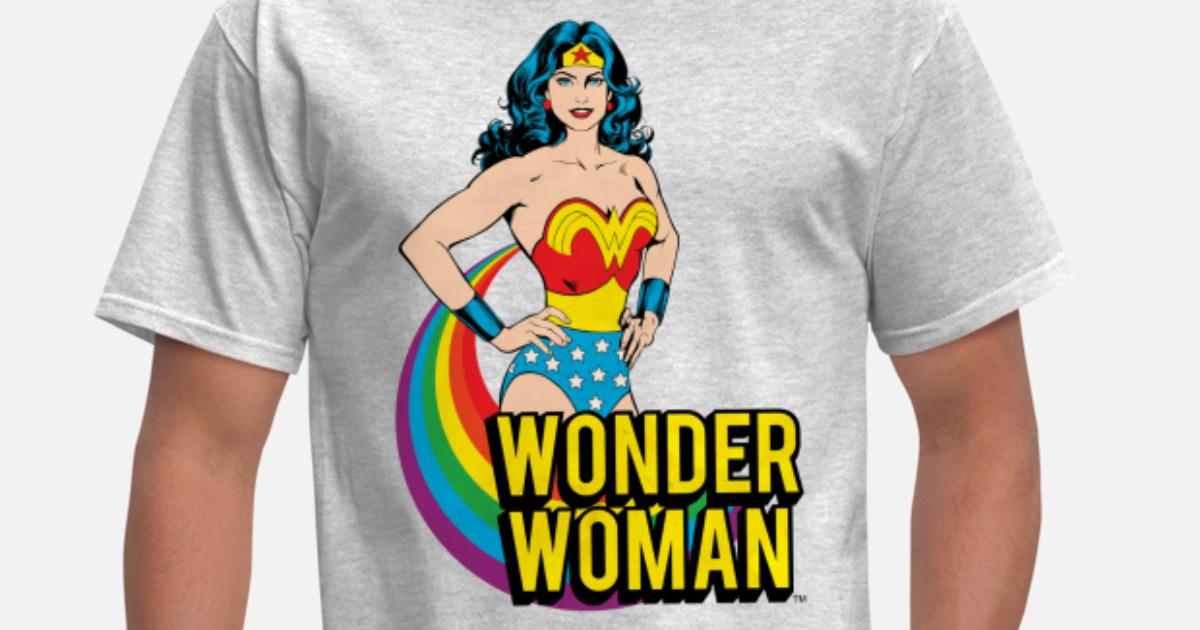 Wonder Woman Rainbow' Men's T-Shirt 